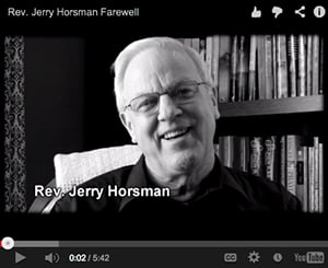 Rev. Jerry Horsman – Farewell