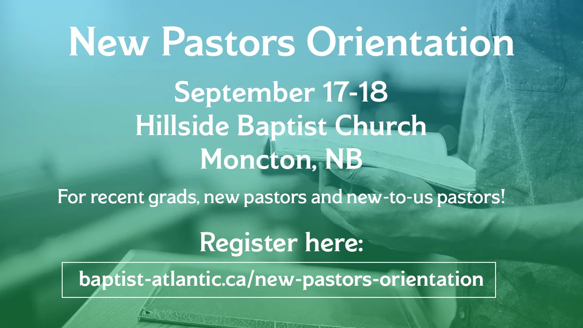 New Pastors Orientation 2018