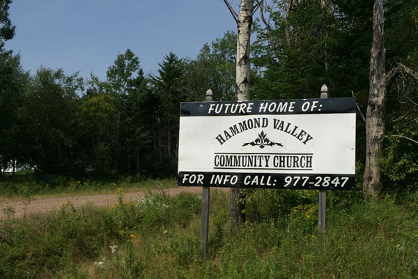 Hammond Valley Builds New Church