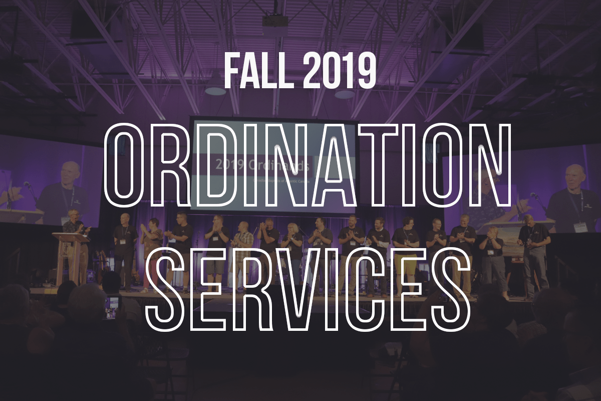 Celebrating Ordination Services in Fall 2019