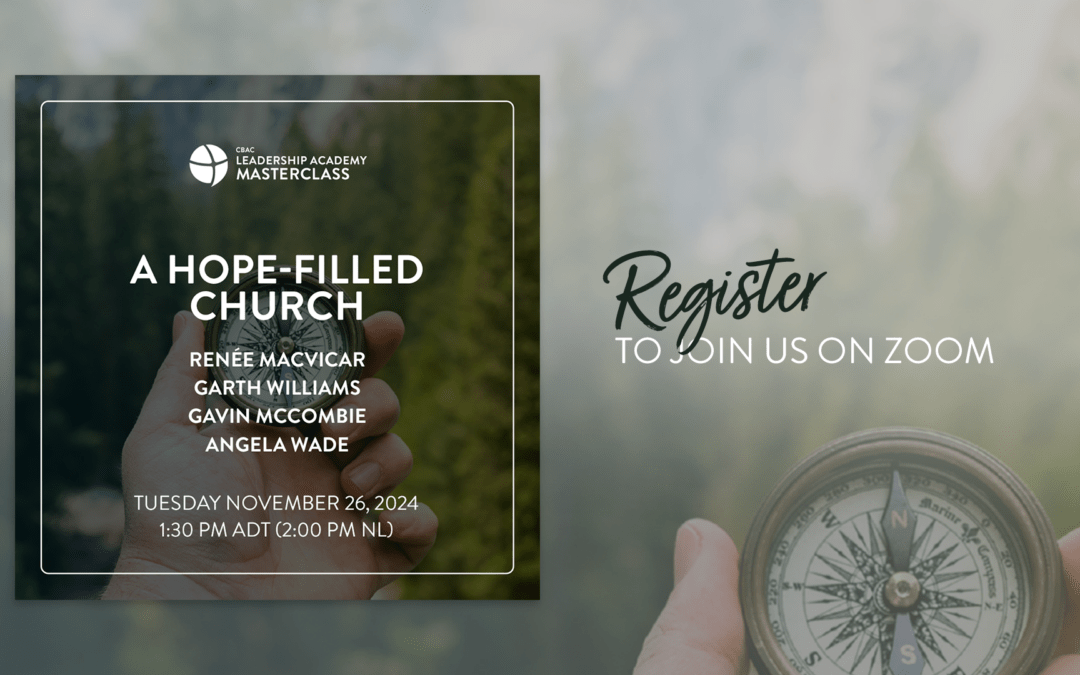 Masterclass: A Hope-Filled Church