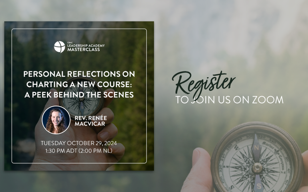 Masterclass October 29 – Personal Reflections on Charting a New Course: A Peek Behind the Scenes