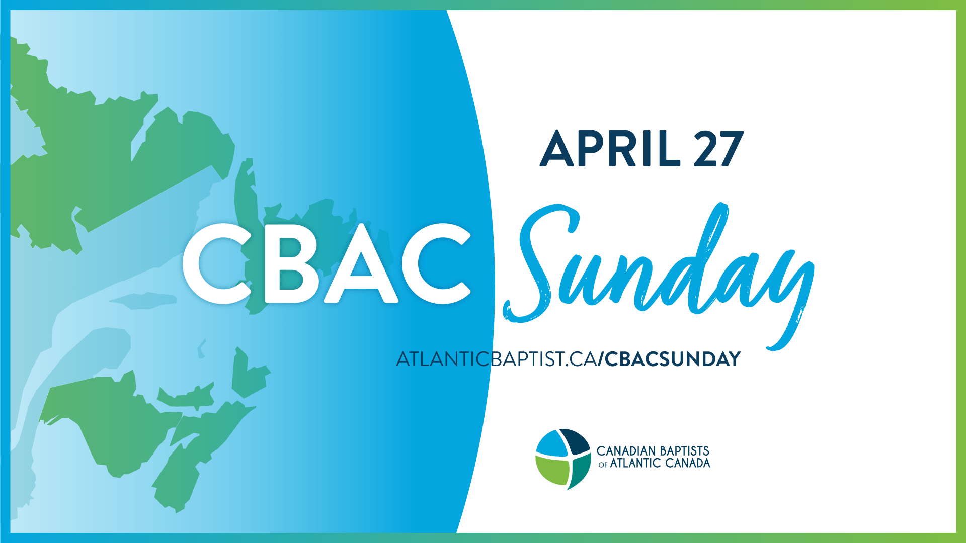 CBAC Sunday is April 27, 2025