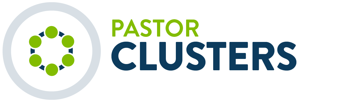 pastor clusters logo featuring a circle of green dots