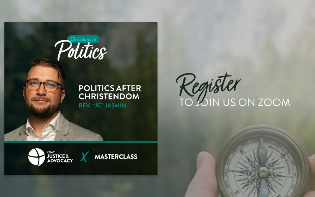Masterclass: Politics After Christendom (Christians in Politics)