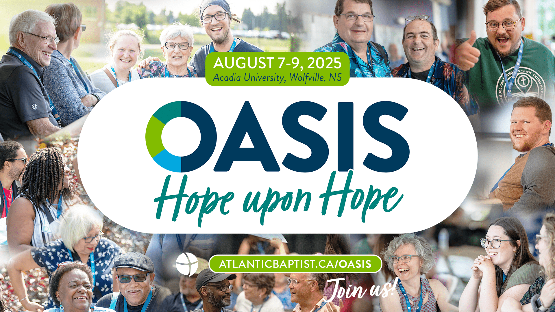 collage of people with the words oasis hope upon hope