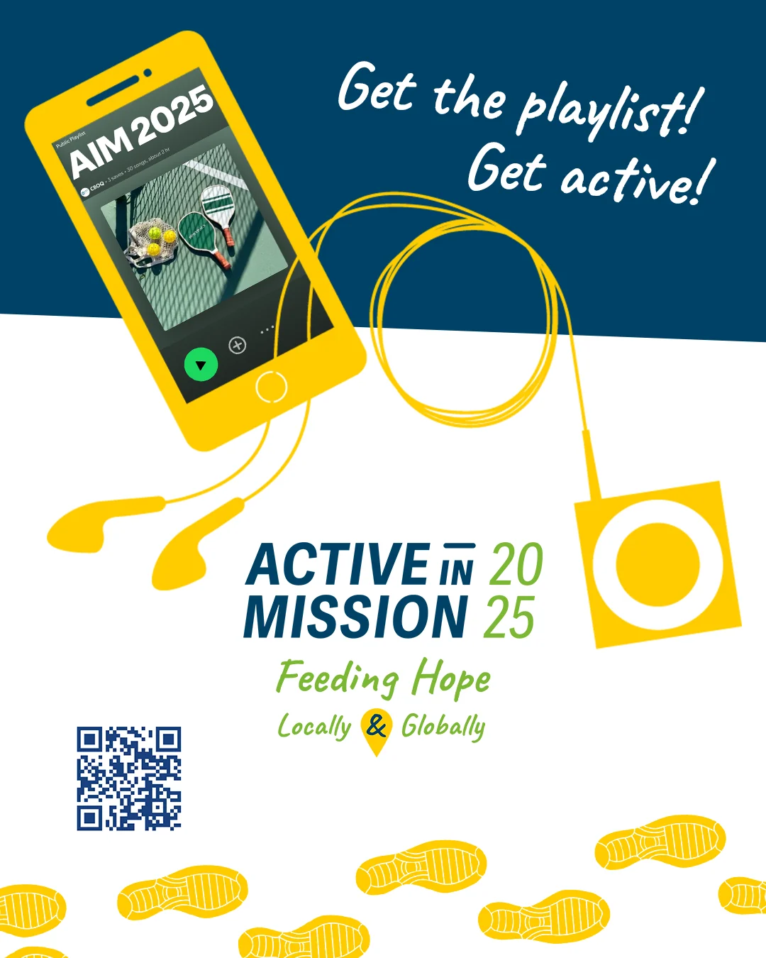 AiM Playlist advertisement for a mobile phone game