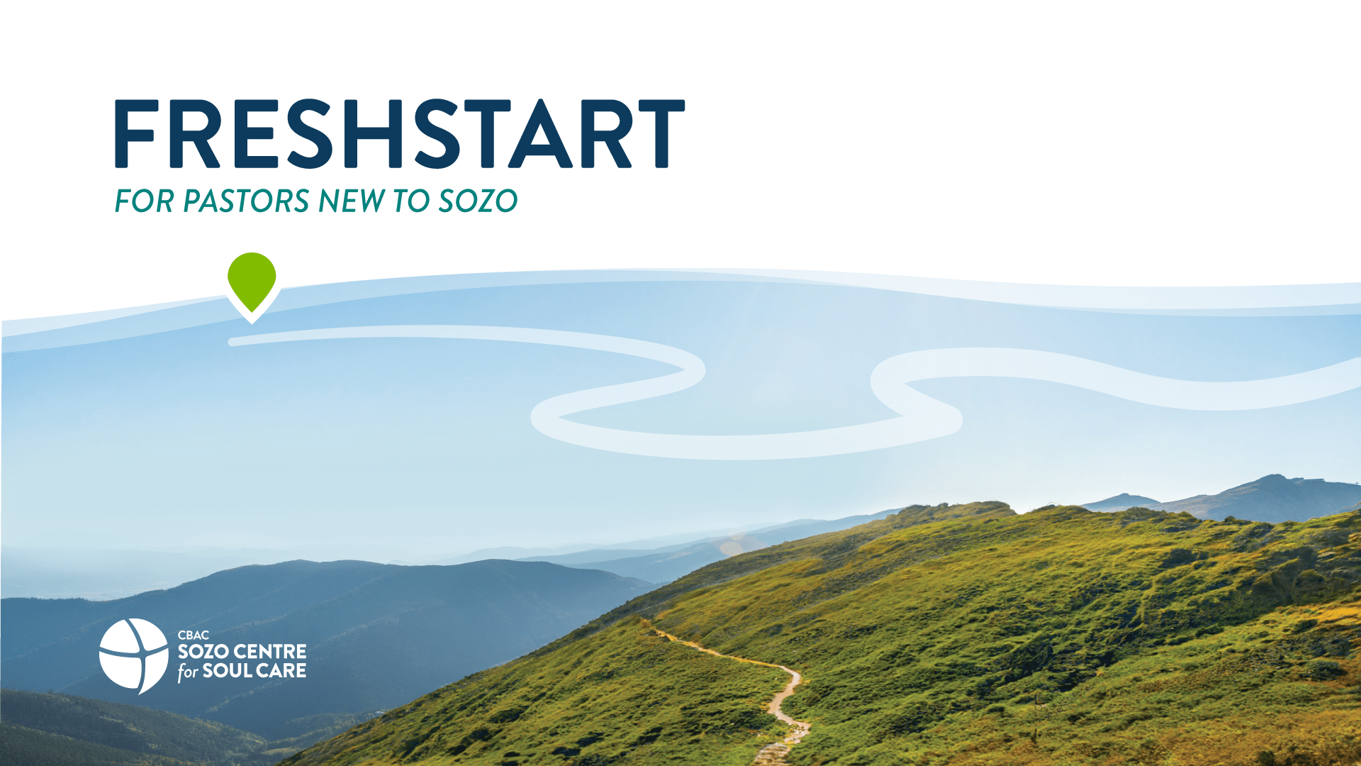brochure featuring a picture of a road going up a hill