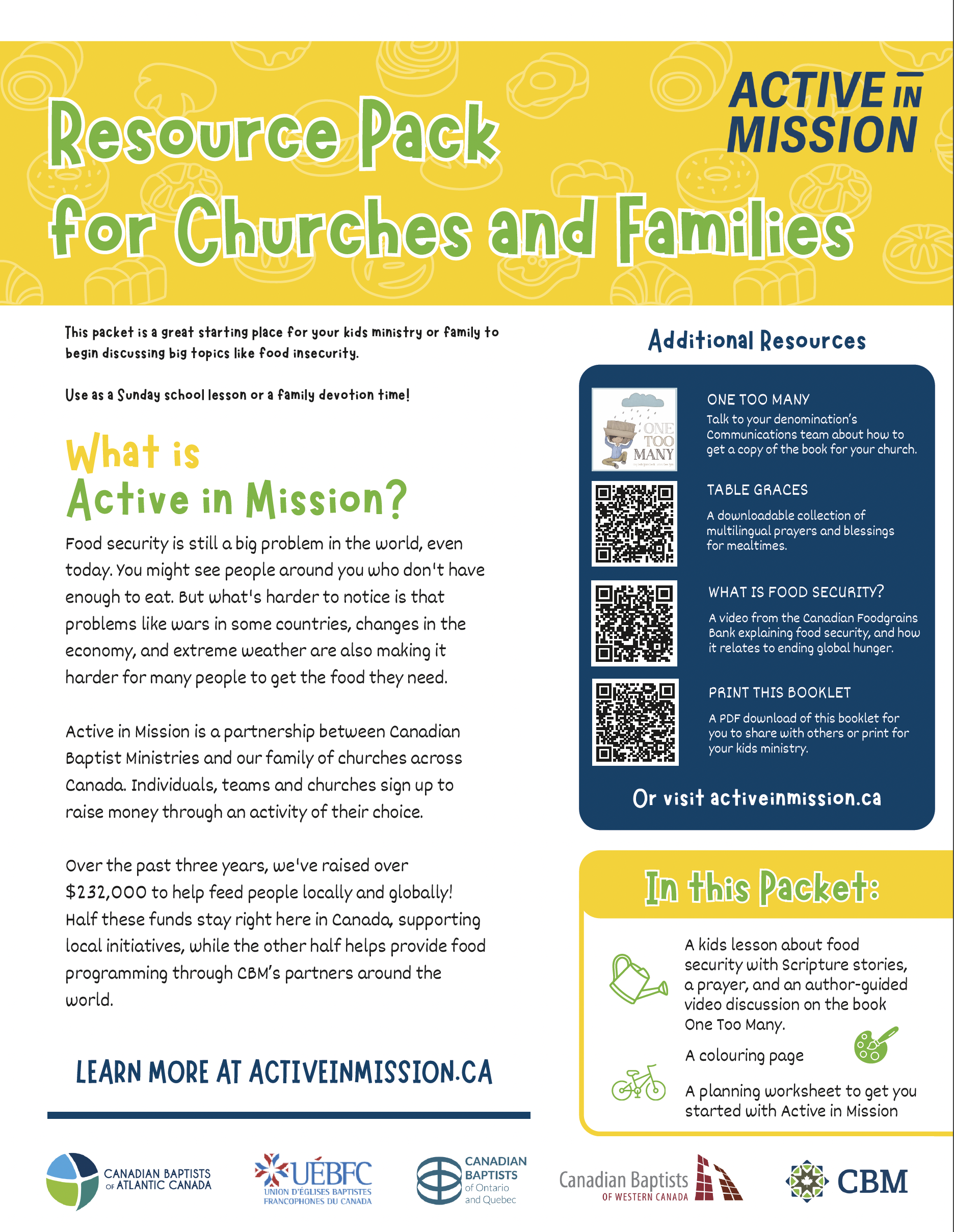 Resource Pack for Churches and Families